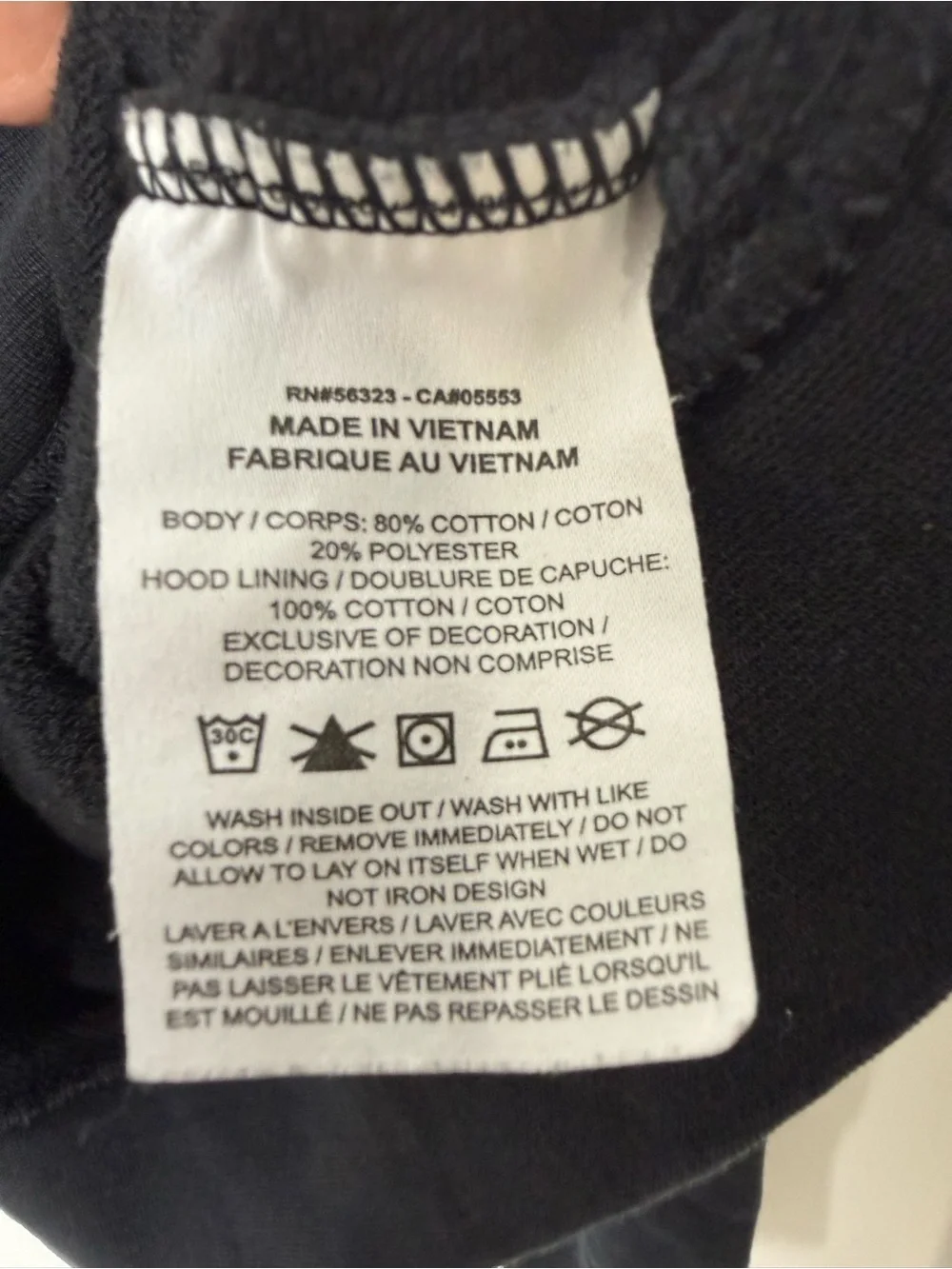 Nike Gray Hooded Sweatshirt with Camo Logo